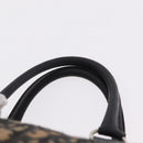 Christian Dior Trotter Canvas Boston Bag Navy Silver Auth BA16702A-10