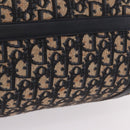 Christian Dior Trotter Canvas Boston Bag Navy Silver Auth BA16702A-12