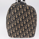 Christian Dior Trotter Canvas Boston Bag Navy Silver Auth BA16702A-6