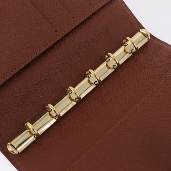 LOUIS VUITTON Monogram Agenda PM Day Planner Cover R20005 LV Auth BA16704