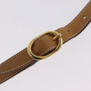GUCCI Micro GG Supreme Shoulder Bag PVC Beige Gold Auth BA16707-11