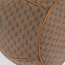 GUCCI Micro GG Supreme Shoulder Bag PVC Beige Gold Auth BA16707-14