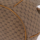 GUCCI Micro GG Supreme Shoulder Bag PVC Beige Gold Auth BA16707-15
