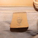 GUCCI Micro GG Supreme Shoulder Bag PVC Beige Gold Auth BA16707-21