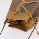 GUCCI Micro GG Supreme Shoulder Bag PVC Beige Gold Auth BA16707-6