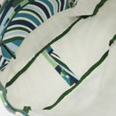 Salvatore Ferragamo Tote Bag Canvas Green Silver Auth BA16713A-16