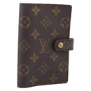 LOUIS VUITTON Monogram Agenda PM Day Planner Cover R20005 LV Auth BA16717-1