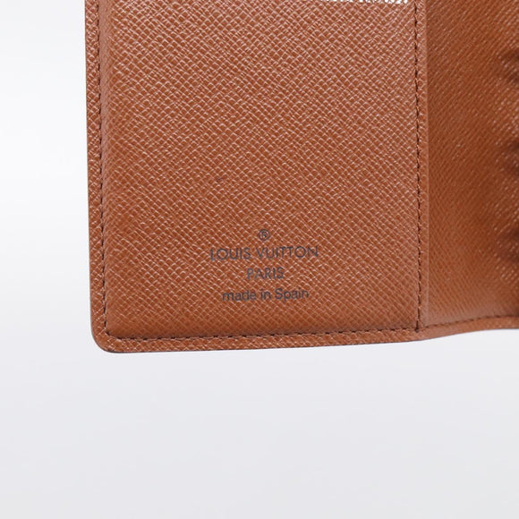 LOUIS VUITTON Monogram Agenda PM Day Planner Cover R20005 LV Auth BA16717