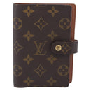 LOUIS VUITTON Monogram Agenda PM Day Planner Cover R20005 LV Auth BA16717-2