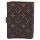 LOUIS VUITTON Monogram Agenda PM Day Planner Cover R20005 LV Auth BA16717-3