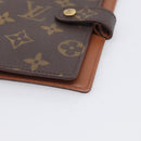 LOUIS VUITTON Monogram Agenda PM Day Planner Cover R20005 LV Auth BA16717-8