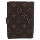 LOUIS VUITTON Monogram Agenda PM Day Planner Cover R20005 LV Auth BA16724-3