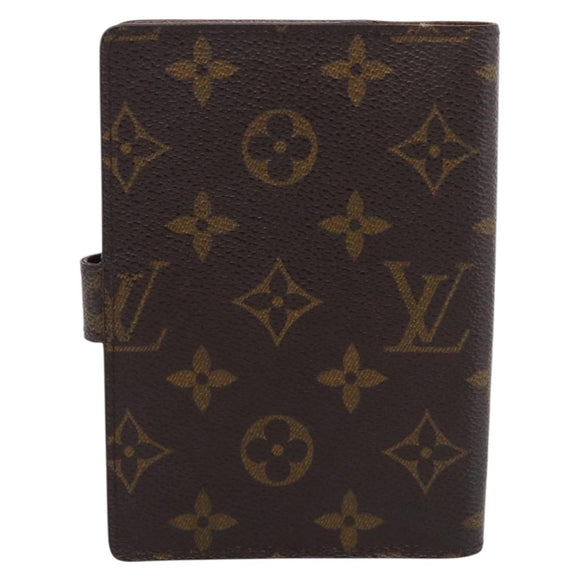 LOUIS VUITTON Monogram Agenda PM Day Planner Cover R20005 LV Auth BA16724