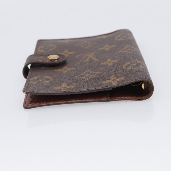 LOUIS VUITTON Monogram Agenda PM Day Planner Cover R20005 LV Auth BA16724