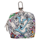 LOUIS VUITTON Monogram Comics Bijoux Sac Squared Pouch M01049 LV Auth BA16727V-2