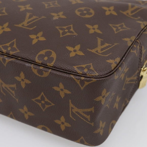 LOUIS VUITTON Monogram Trousse Toilette 28 Clutch Bag M47522 LV Auth BA16730