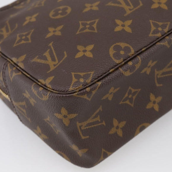 LOUIS VUITTON Monogram Trousse Toilette 28 Clutch Bag M47522 LV Auth BA16730