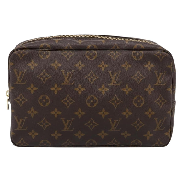LOUIS VUITTON Monogram Trousse Toilette 28 Clutch Bag M47522 LV Auth BA16730