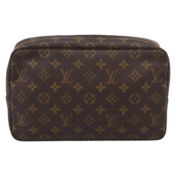 LOUIS VUITTON Monogram Trousse Toilette 28 Clutch Bag M47522 LV Auth BA16730