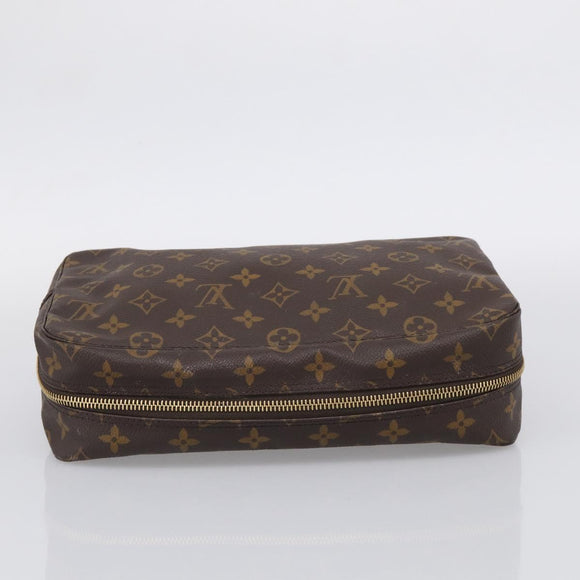LOUIS VUITTON Monogram Trousse Toilette 28 Clutch Bag M47522 LV Auth BA16730