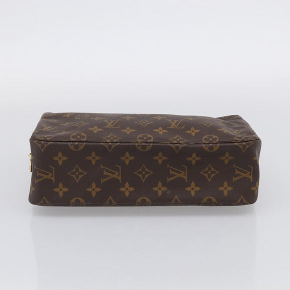 LOUIS VUITTON Monogram Trousse Toilette 28 Clutch Bag M47522 LV Auth BA16730