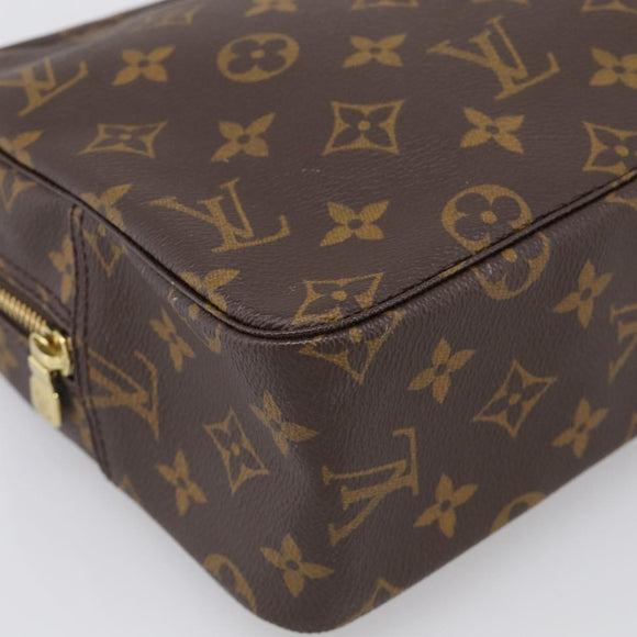 LOUIS VUITTON Monogram Trousse Toilette 28 Clutch Bag M47522 LV Auth BA16730