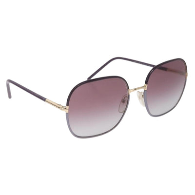 PRADA Sunglasses Plastic Purple Gold Auth BA16731V