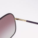 PRADA Sunglasses Plastic Purple Gold Auth BA16731V-10