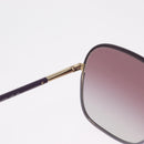 PRADA Sunglasses Plastic Purple Gold Auth BA16731V-11