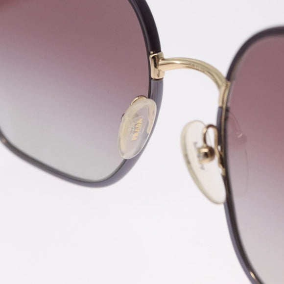 PRADA Sunglasses Plastic Purple Gold Auth BA16731V