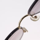PRADA Sunglasses Plastic Purple Gold Auth BA16731V-14