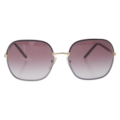 PRADA Sunglasses Plastic Purple Gold Auth BA16731V - 0