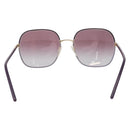 PRADA Sunglasses Plastic Purple Gold Auth BA16731V-3