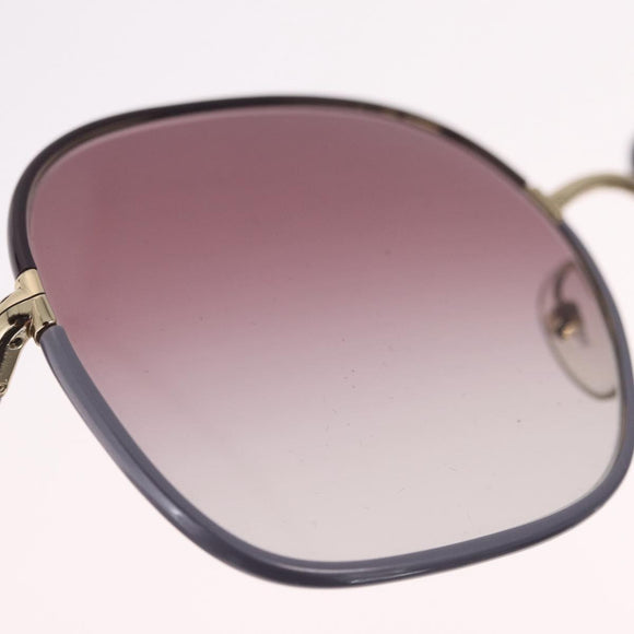 PRADA Sunglasses Plastic Purple Gold Auth BA16731V