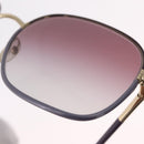 PRADA Sunglasses Plastic Purple Gold Auth BA16731V-7