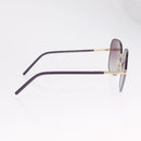 PRADA Sunglasses Plastic Purple Gold Auth BA16731V-8