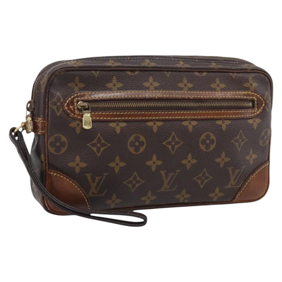 LOUIS VUITTON Monogram Marly Dragonne GM Clutch Bag M51825 LV Auth BA16732