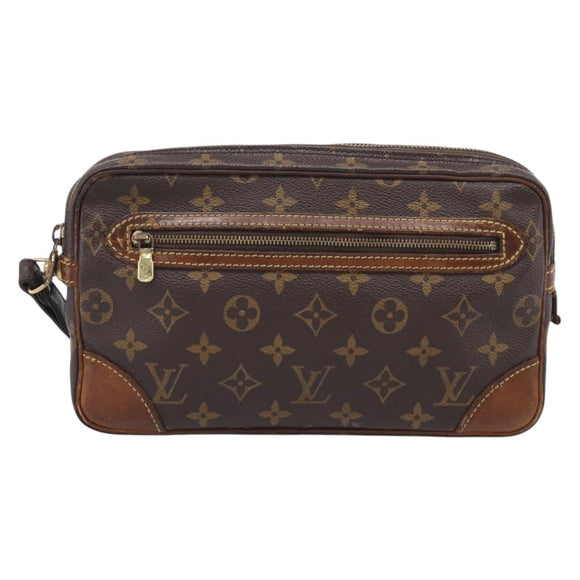 LOUIS VUITTON Monogram Marly Dragonne GM Clutch Bag M51825 LV Auth BA16732