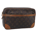 LOUIS VUITTON Monogram Compiegne 28 Clutch Bag M51845 LV Auth BA16733-1