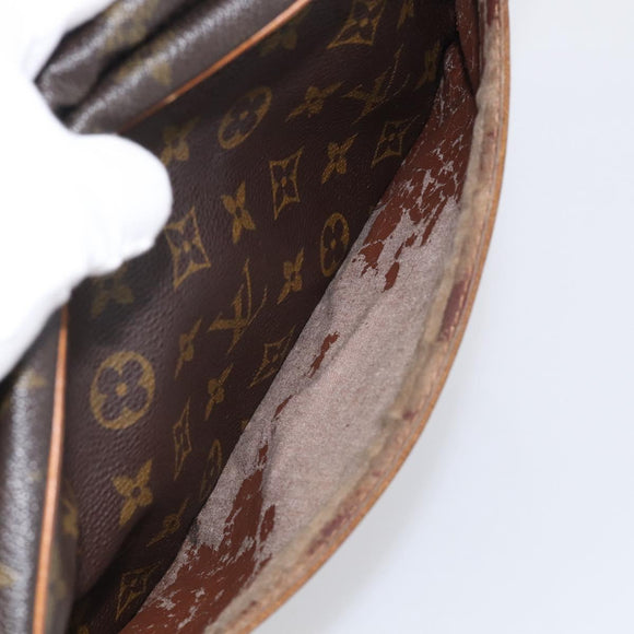 LOUIS VUITTON Monogram Compiegne 28 Clutch Bag M51845 LV Auth BA16733