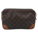 LOUIS VUITTON Monogram Compiegne 28 Clutch Bag M51845 LV Auth BA16733-3
