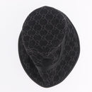 GUCCI GG Marmont Bucket Hat M Beige Gold 768647 Auth BA16737M-7