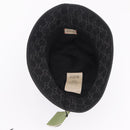GUCCI GG Marmont Bucket Hat M Beige Gold 768647 Auth BA16737M-8