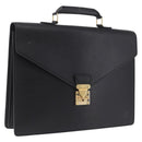 LOUIS VUITTON Epi Serviette Conseiller Business Bag Black M54422 LV Auth BA16739-1