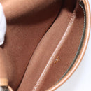 Christian Dior Honeycomb Canvas Shoulder Bag PVC Khaki Auth BA1674-12