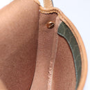 Christian Dior Honeycomb Canvas Shoulder Bag PVC Khaki Auth BA1674-17