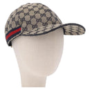 GUCCI Disney MicroGG Supreme Baseball Cap PVC Beige 602979 Auth BA16742V-1
