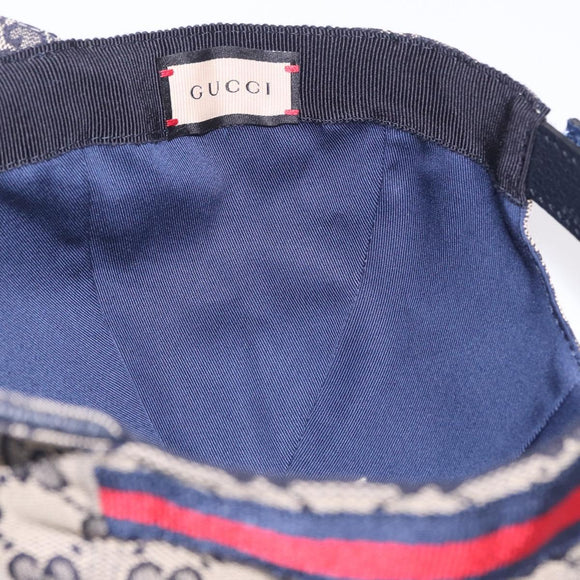 GUCCI Disney MicroGG Supreme Baseball Cap PVC Beige 602979 Auth BA16742V