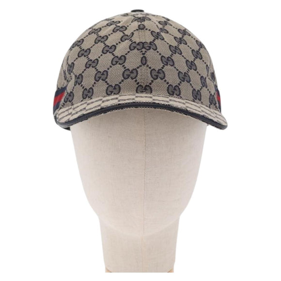 GUCCI Disney MicroGG Supreme Baseball Cap PVC Beige 602979 Auth BA16742V