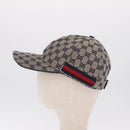 GUCCI Disney MicroGG Supreme Baseball Cap PVC Beige 602979 Auth BA16742V-4
